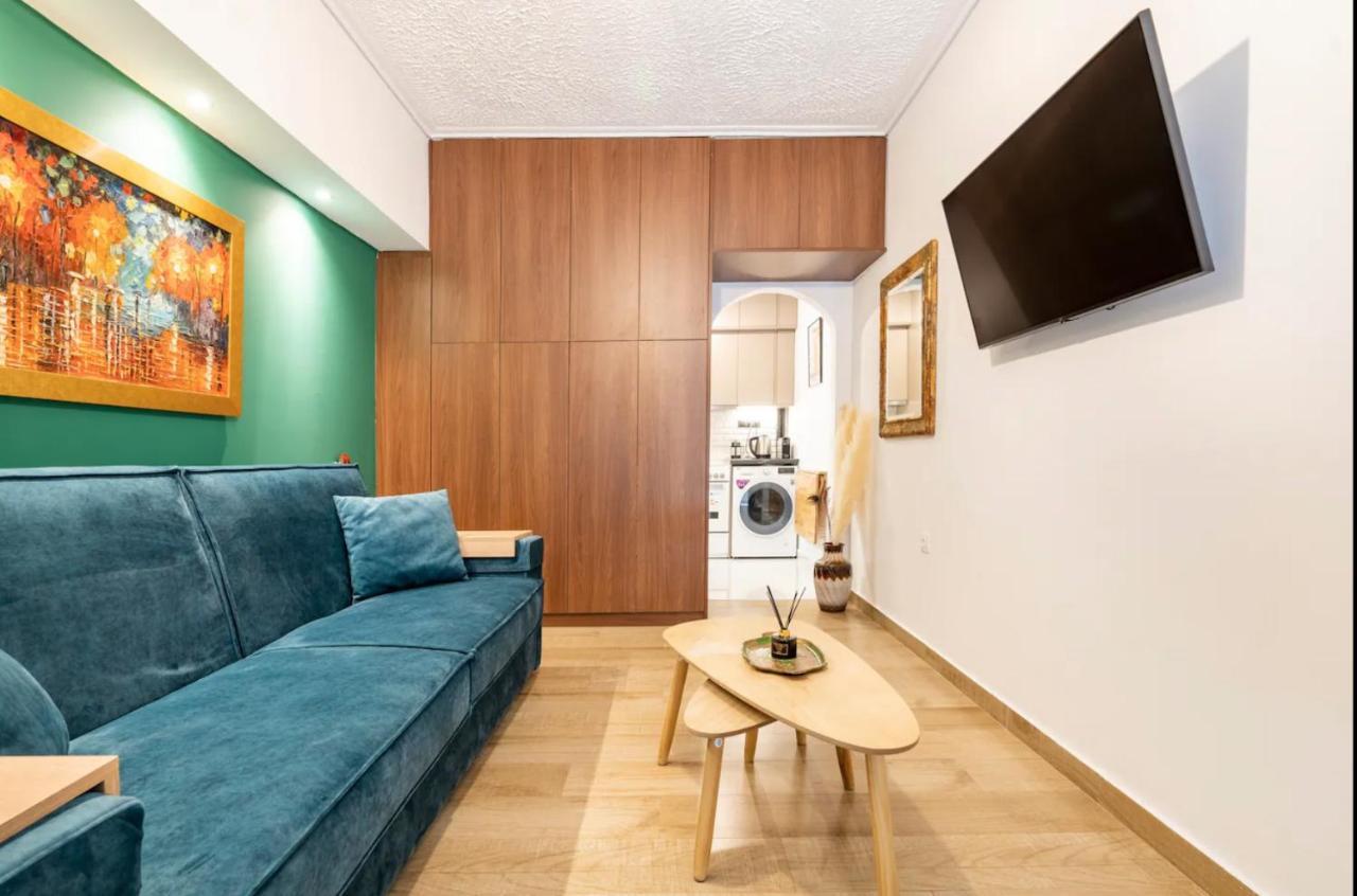 Cute Tiny Apartment In The Heart Of Flisvos Athene Buitenkant foto