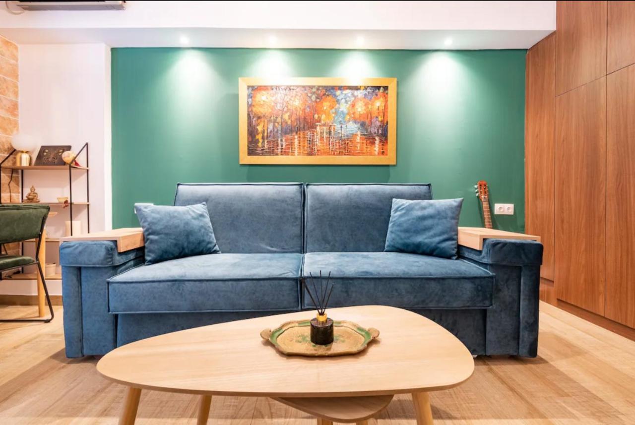 Cute Tiny Apartment In The Heart Of Flisvos Athene Buitenkant foto