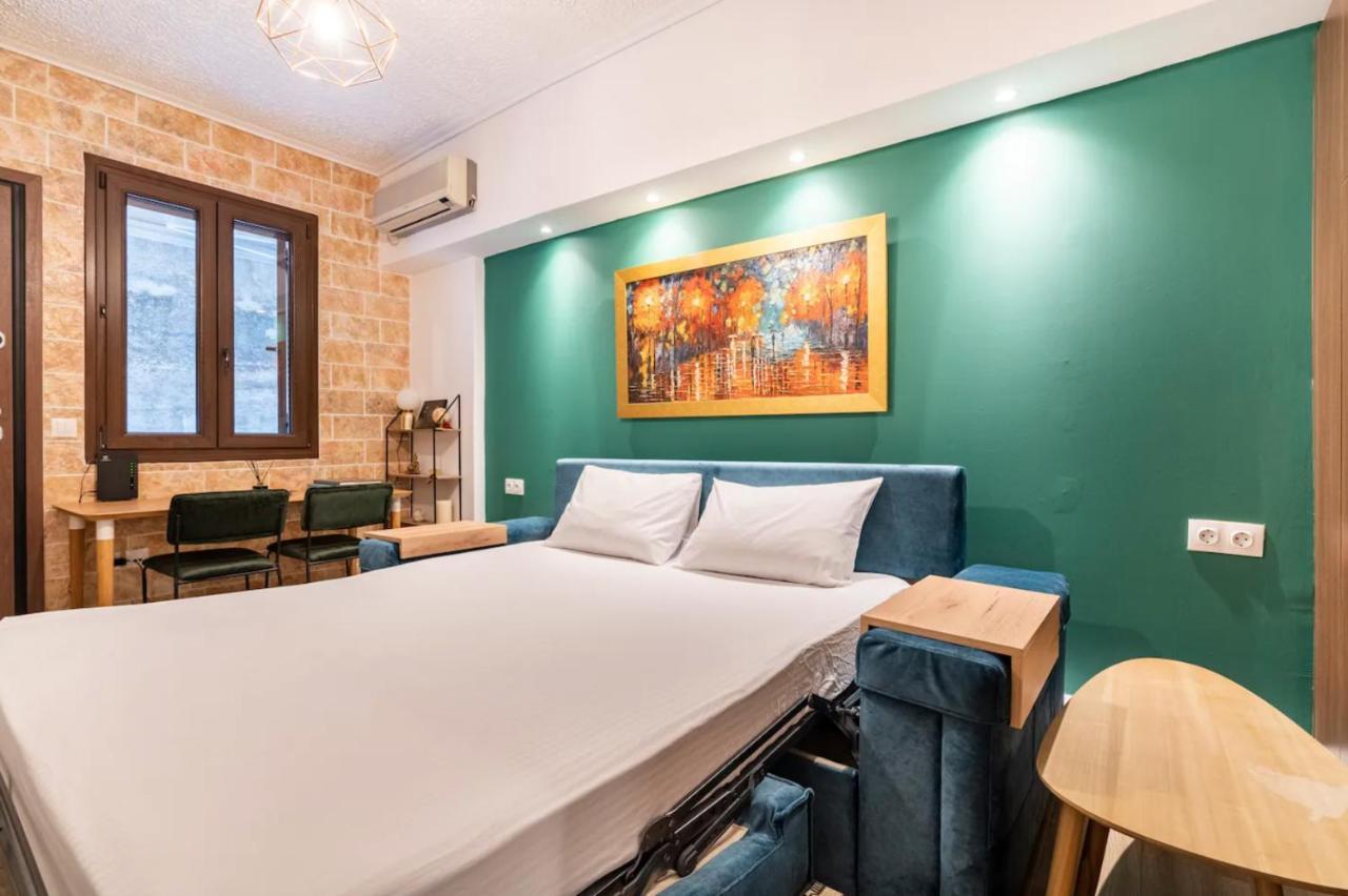 Cute Tiny Apartment In The Heart Of Flisvos Athene Buitenkant foto
